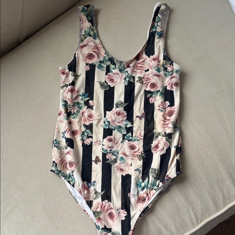 Dolce & Gabbana Rose Print Swimwear